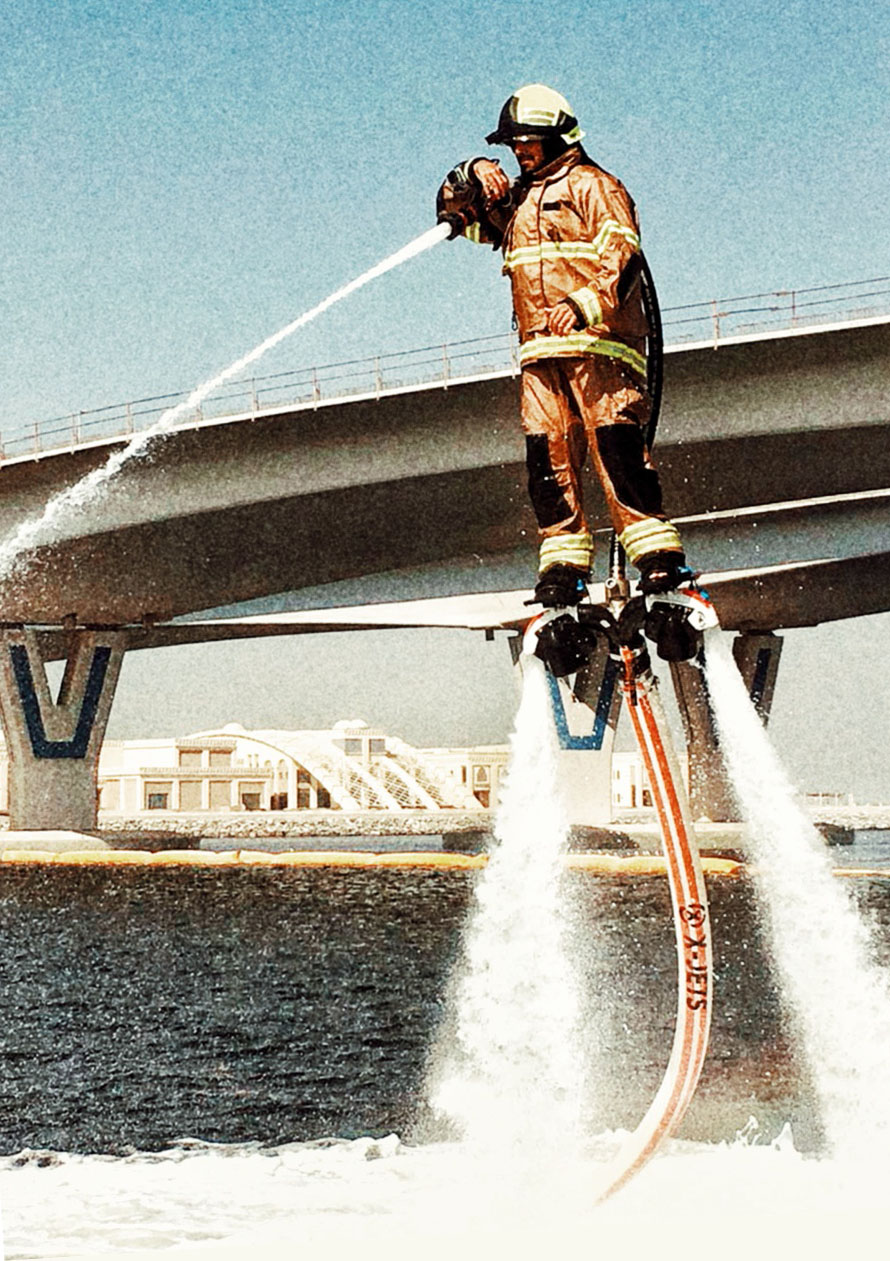 Jetpack Firefighters, How does it work? X Jets Jetblades and